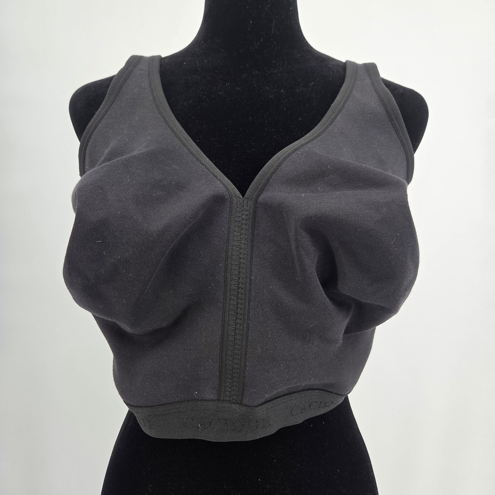 Cacique Bra Unlined Full Coverage Bra 38K No Wire Black